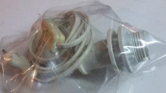 cablu cu intrerupator si dulie E14 pentru veioze 1.5m, alb