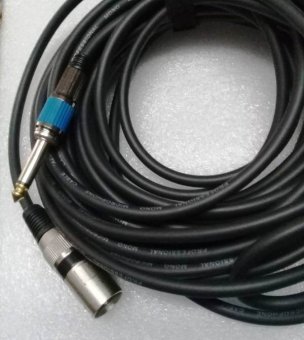cablu ecranat Jack 6.3mm- XLR tata-tata 10m Premium