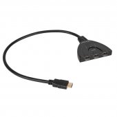 ADAPTOR HDMI selector cabluri 3 INTRARI 1 IESIRE cu comutatori