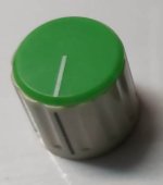 buton potentiometru cu strangere mandrina 6mm verde