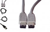 cablu firewire 6 pini IEE1394 2m