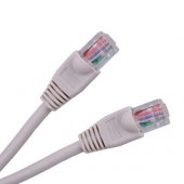cablu patchcord UTP cat 5e gri 10m