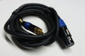 cablu RCA tata aurita -XLR mama mono 2m HQ
