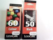 cartus imprimanta Lexmark 50 negru + 60 COLOR, SET