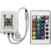 Controler RGB cu telecomanda pentru benzi cu LED-uri 5-24V/4A