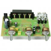 modul amplificator audio, stereo, corector de ton, TDA8250, 2x15W, 12V/5A - 120x90x50mm