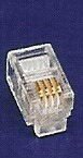mufa receptor telefonic 4 pini RJ8-RJ9