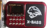 Radio portabil digital FM USB MP3player X-Bass