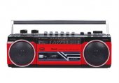 Radiocasetofon portabil RR 501 BT FM, Bluetooth, MP3, USB, rosu Trevi
